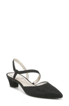 Lifestride Minimalist Pump In Black Rhinestone Fabric