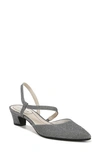 Lifestride Minimalist Pump In Pewter Rhinestone Fabric