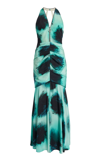 DEL CORE WOMEN'S DRAPED MAXI DRESS