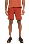 Zella Torrey Performance Shorts In Rust Henna