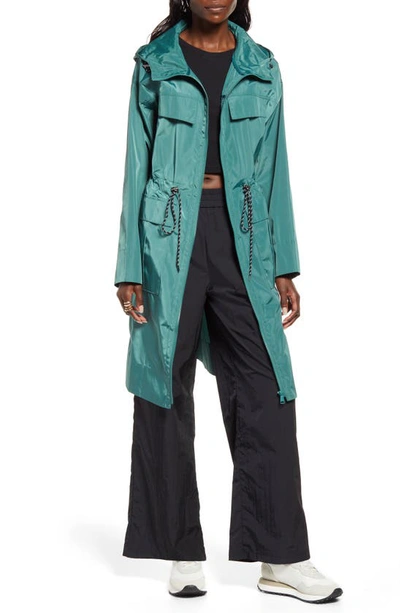 Open Edit Utility Hooded Parka In Green Picea
