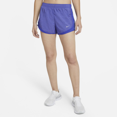 Nike Women's Tempo Brief-lined Running Shorts In Blue