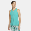 Nike Women's Dri-fit One Luxe Standard Fit Tank Top In Green