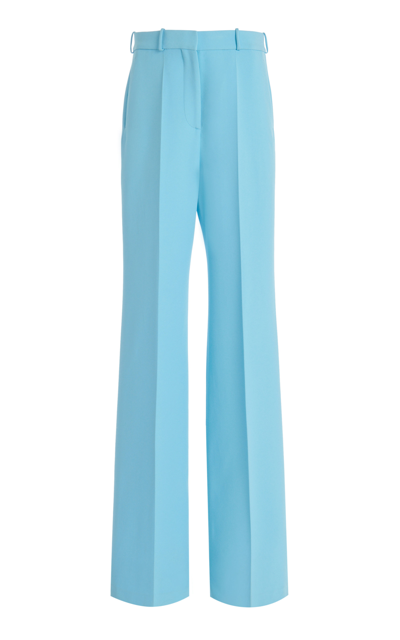 Del Core High-waisted Tailored Trousers In Blue