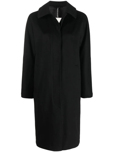 Mackintosh Fairlie Wool Coat In Black