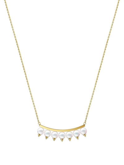 Tasaki 18kt Yellow Gold Collection Line Danger Plus Necklace