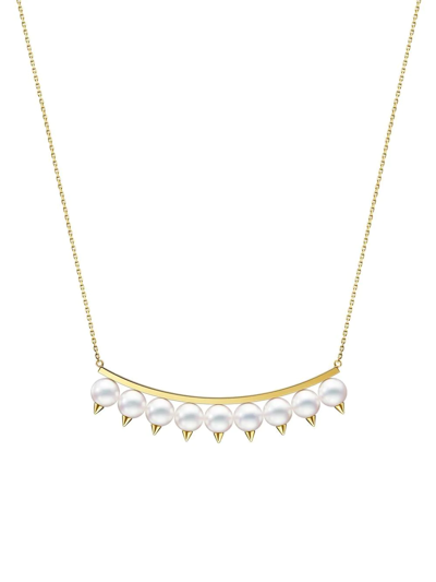 Tasaki 18kt Yellow Gold Collection Line Danger Plus Necklace