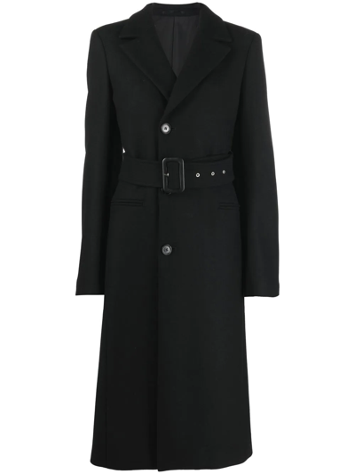 Filippa K Single-breasted Belted Coat In Black