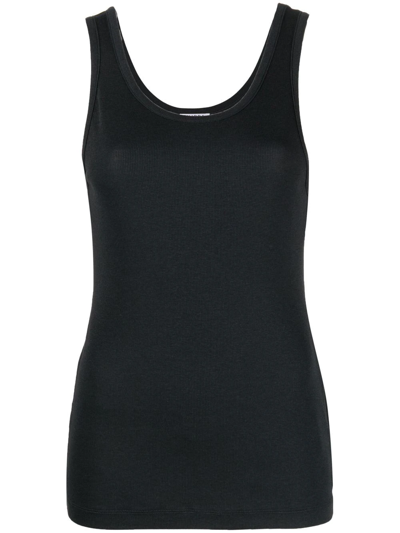 Filippa K Ribbed-knit Tank Top In Black