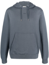 Sandro Hoodie Sweatshirt With Logo Embroidery In Dark Grey