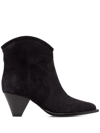 ISABEL MARANT ÉTOILE DARIZO POINTED-TOE SUEDE BOOTS