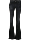 DONDUP LOW-RISE FLARED JEANS