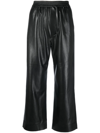 NANUSHKA CROPPED STRAIGHT-LEG TROUSERS