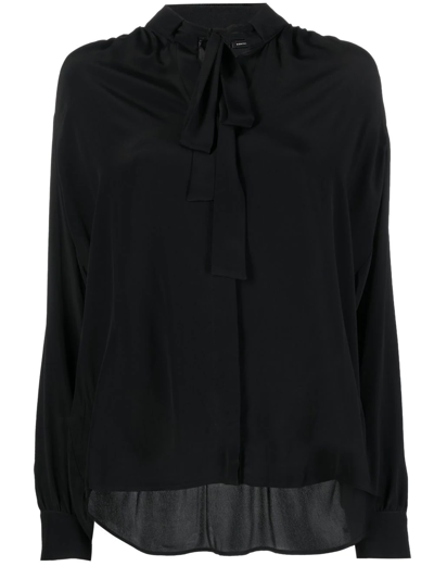 Pinko Long Sleeve Blouse In Schwarz