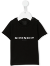 Givenchy Logo Print T-shirt In Black