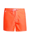 Sundek Classic Contrast-stitch Board Shorts In Orange