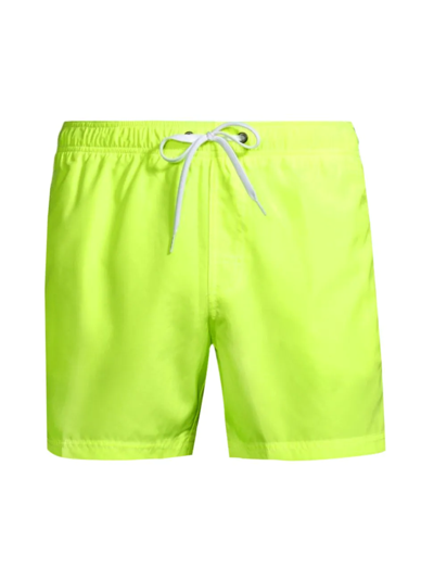 Sundek Drawstring Swim Trunks In Wow