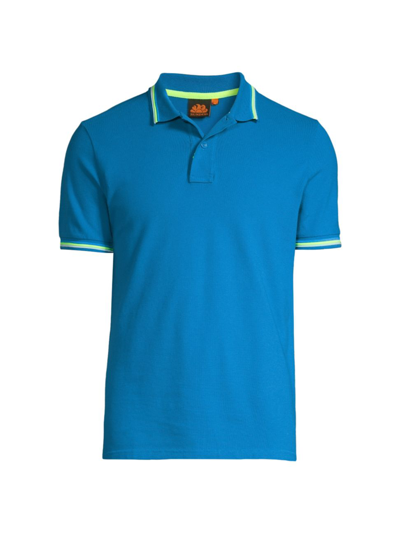 Sundek Brice Polo In Oriental Blue