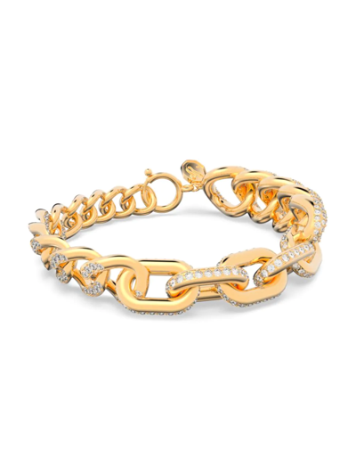 Swarovski Dextera Chain-link Bracelet In Gold