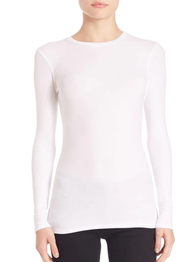 Atm Anthony Thomas Melillo Rib-knit Top In White