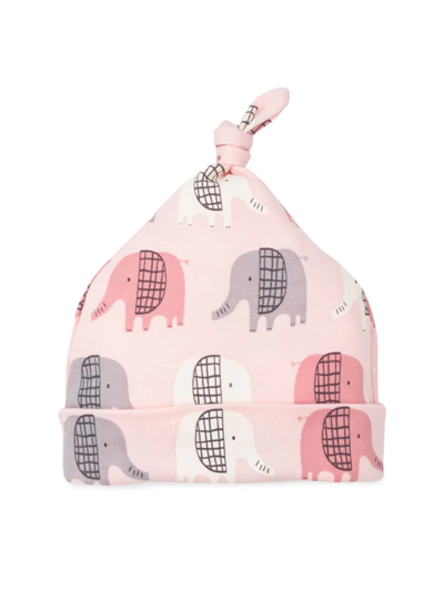 Kissy Kissy Baby's Edgy Elephant Hat In Multi Pink