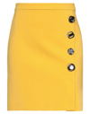 Pinko Mini Skirts In Yellow