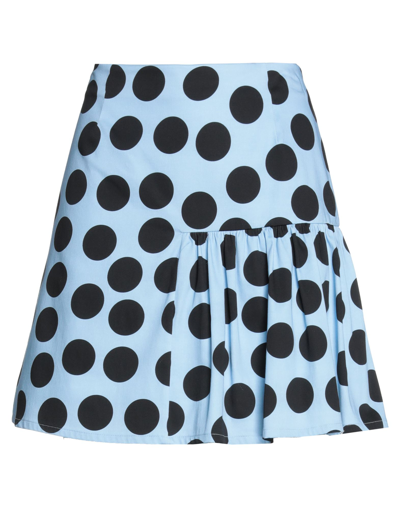 Be Blumarine Mini Skirts In Blue