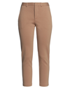 Merci .., Woman Pants Camel Size 10 Viscose, Nylon, Elastane In Beige