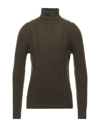 Drumohr Turtlenecks In Military Green