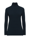 Alpha Studio Turtlenecks In Dark Blue