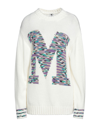 M Missoni Jacquard-knit Sweater In Ivory