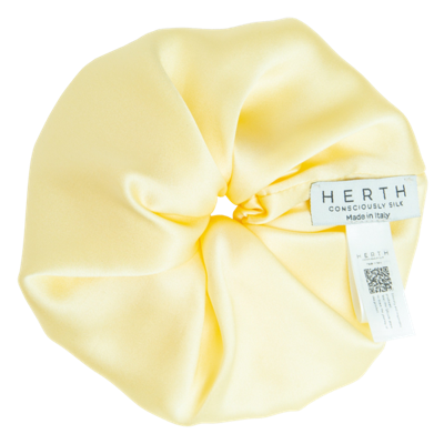 Herth Edi Butter Gots Organic Silk Hair Scunchie In Multi Color