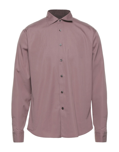 Ferragamo Shirts In Pastel Pink