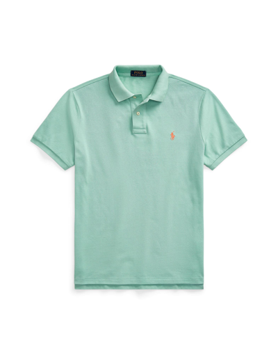 Polo Ralph Lauren Logo-embroidered Cotton Polo Shirt In Green