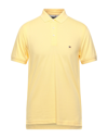 Tommy Hilfiger Polo Shirts In Yellow