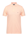 Tommy Hilfiger Polo Shirts In Salmon Pink
