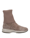 Hogan Knee Boots In Dove Grey
