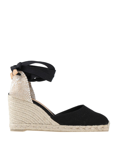 CASTAÃ±ER CASTAÑER WOMAN ESPADRILLES CHOCOLATE BROWN SIZE 10 TEXTILE FIBERS