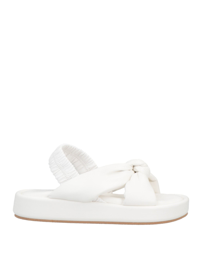 Paolo Mattei Sandals In White