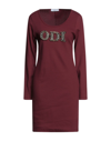 Odi Et Amo Short Dresses In Red