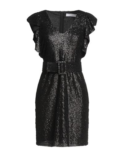 Kaos Short Dresses In Black