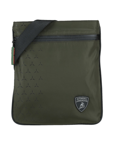 Automobili Lamborghini Handbags In Military Green