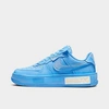 Nike Air Force 1 Fontanka Women's Shoes In University Blue/university Blue/black/sail