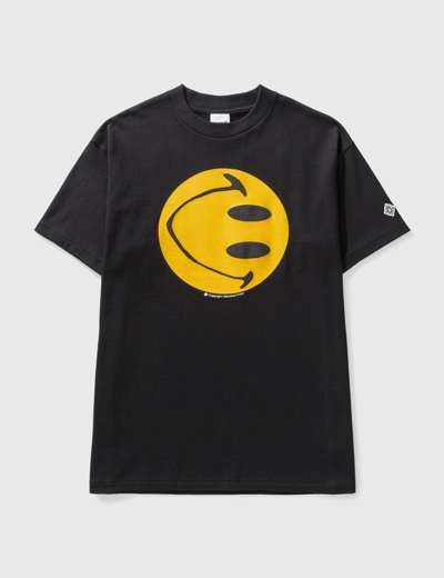 Readymade Smiley Oversized Cotton-jersey T-shirt In Black