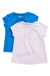 Harper Canyon Kids' Short Sleeve T-shirt In Purple Secret Dot Waves Pack