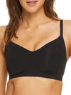Dkny Smooth Essentials Wire-free Bralette In Black