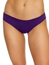 On Gossamer Cabana Cotton Hip Bikini In Rich Cobalt