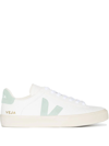 Veja Campo Leather-trim Low-top Sneakers Sneakers In Green