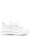 Versace Odissea Caged Rubber Medusa Sneakers In White