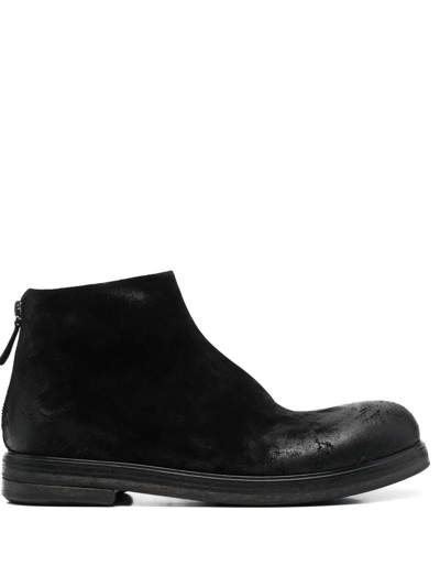 Marsèll Zucca Zeppa Ankle Boots In Black